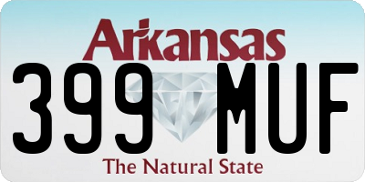 AR license plate 399MUF