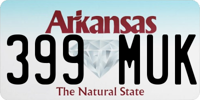 AR license plate 399MUK