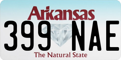 AR license plate 399NAE