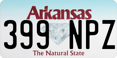 AR license plate 399NPZ