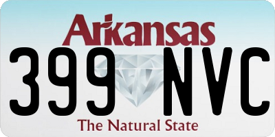 AR license plate 399NVC