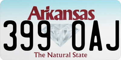 AR license plate 399OAJ