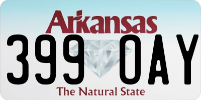 AR license plate 399OAY