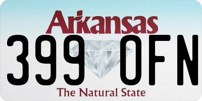 AR license plate 399OFN