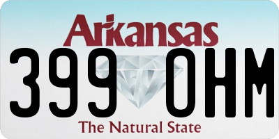 AR license plate 399OHM