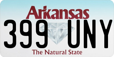 AR license plate 399UNY