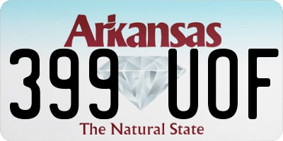 AR license plate 399UOF