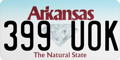 AR license plate 399UOK