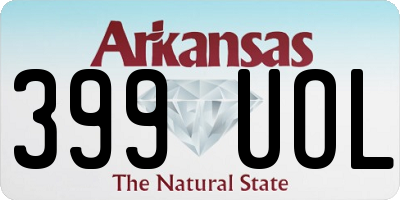 AR license plate 399UOL