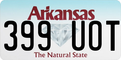 AR license plate 399UOT