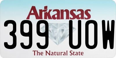 AR license plate 399UOW