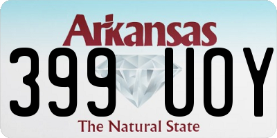 AR license plate 399UOY