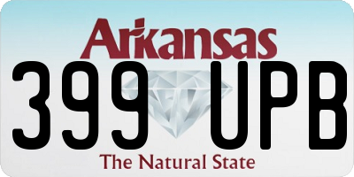 AR license plate 399UPB