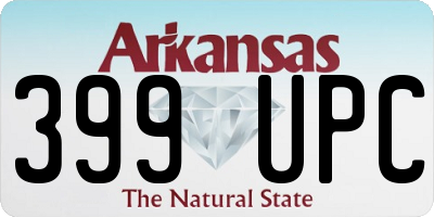 AR license plate 399UPC