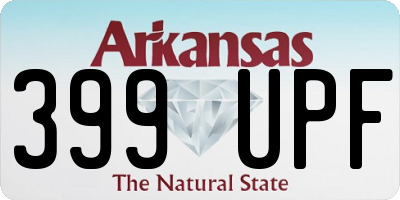 AR license plate 399UPF