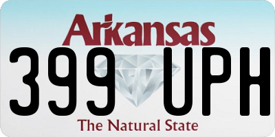AR license plate 399UPH