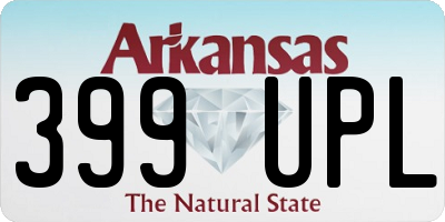 AR license plate 399UPL
