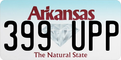 AR license plate 399UPP