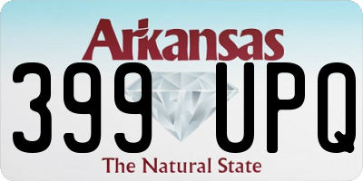 AR license plate 399UPQ