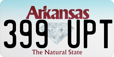 AR license plate 399UPT