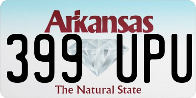 AR license plate 399UPU