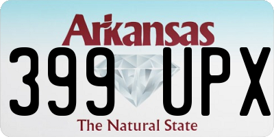 AR license plate 399UPX