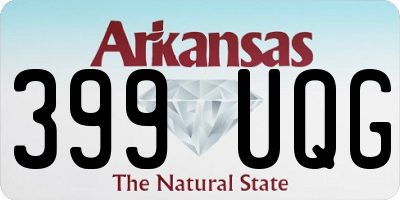 AR license plate 399UQG
