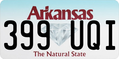 AR license plate 399UQI
