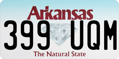 AR license plate 399UQM