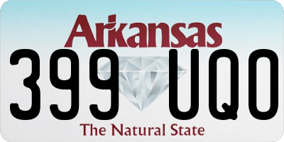 AR license plate 399UQO