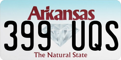 AR license plate 399UQS