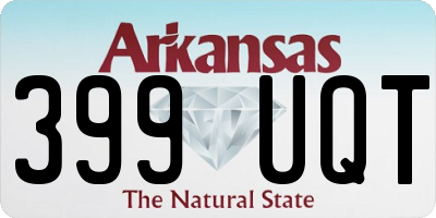 AR license plate 399UQT
