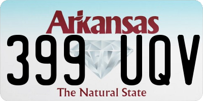 AR license plate 399UQV