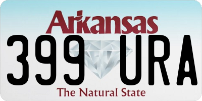 AR license plate 399URA