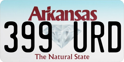 AR license plate 399URD