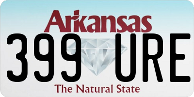 AR license plate 399URE