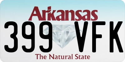 AR license plate 399VFK