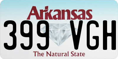 AR license plate 399VGH