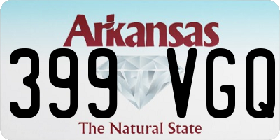 AR license plate 399VGQ