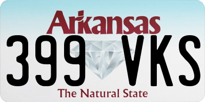 AR license plate 399VKS