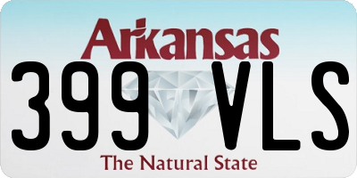 AR license plate 399VLS