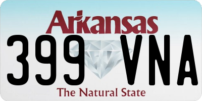 AR license plate 399VNA