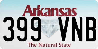 AR license plate 399VNB