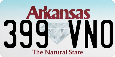 AR license plate 399VNO