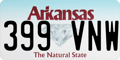 AR license plate 399VNW