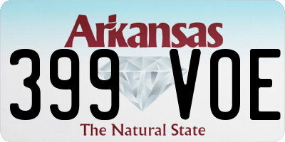 AR license plate 399VOE
