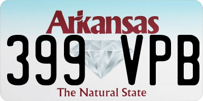 AR license plate 399VPB