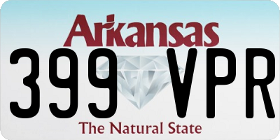 AR license plate 399VPR