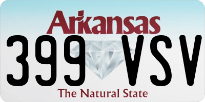 AR license plate 399VSV