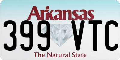 AR license plate 399VTC